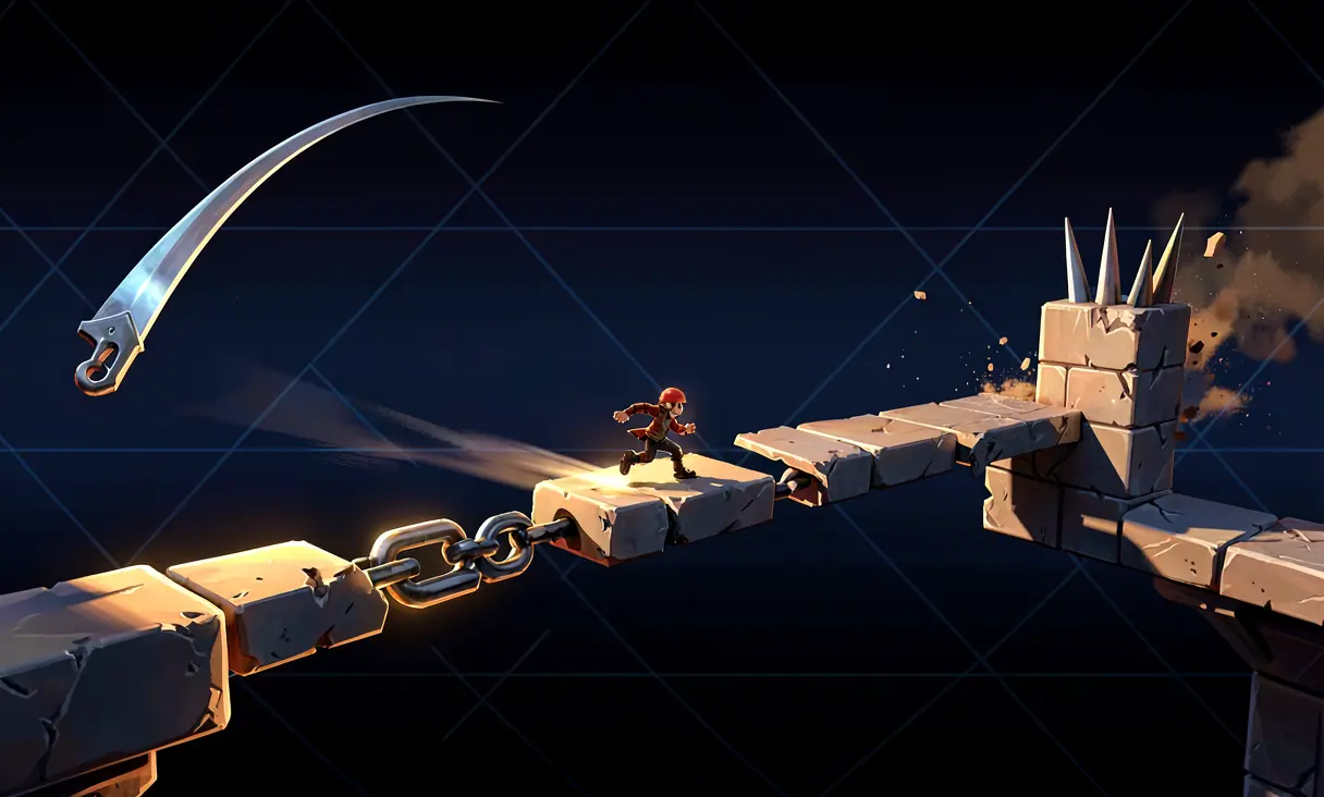 The final platforming gauntlet