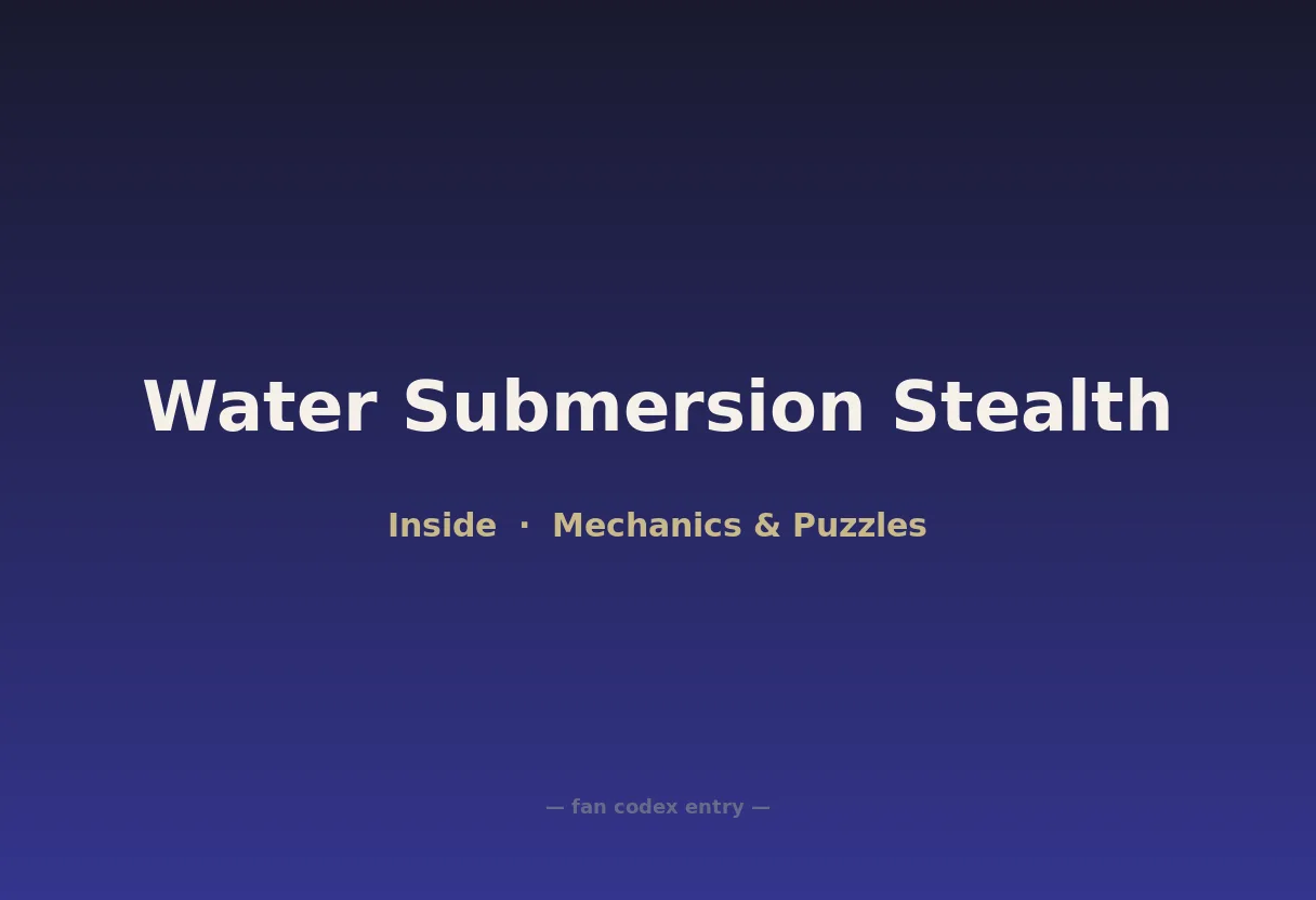 Water Submersion Stealth
